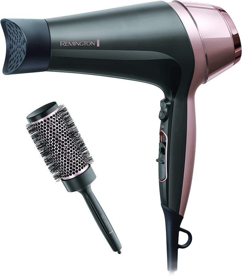 Remington Curl and Straight Confidence Hair Dryer, 2200W, Ceramic with ...