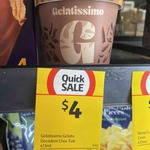 [VIC] 75% off Rummo Farfalle or Penne 500g $1, 60% off Gelatissimo Decadent Chocolate 473ml $4 @ Coles Local - Surrey Hills