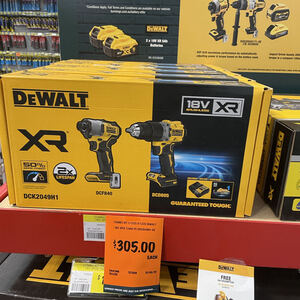 Bunnings dewalt drill discount combo