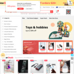 US$3 off US$20, US$6 off US$40 Spend on Choice Products @ AliExpress
