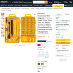 Precision Screwdriver Set Magnetic 110 in 1 Screw Set $12 + Delivery ($0 with Prime/$39 Spend) @ Findyouled via Amazon AU