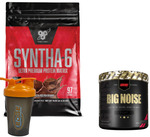 BSN Syntha-6 Whey Protein Powder 10lb with Free 30 Serve Pre Workout & Shaker $199 Delivered @ The Edge Supplements