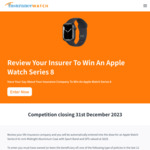 Win an Apple Watch Series 8 Worth $629 from Insurance Watch