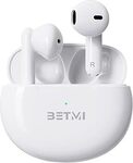 BETMI True Wireless Earbuds in-Ear Bluetooth 5.3 Headphones $13.99 + Delivery ($0 with Prime/ $59 Spend) @ BETMI via Amazon