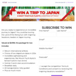 Win a 6-Night Trip for 2 to Japan Worth $4,998 from Inspiring Vacations