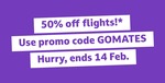 50% off Flights @ Bonza Aviation via App