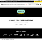 20% off Full Price Footwear & Clothing (Exclusions Apply) + Delivery ($0 with $150 Order/ C&C) @ Rebel Sport (Online Only)