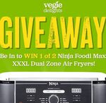 Win 1 of 2 Ninja Foodi Max XXXL Dual Zone Air Fryers from Vegie Delights
