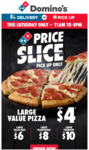 Large Pizza $4-$10 Each + Delivery ($0 Pickup) @ Select Domino's Stores