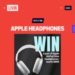 Win a Pair of Apple Airpod Max Headphones from LIVIN