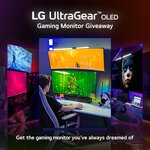 Win 1 of 5 LG UltraGear OLED 240hz Gaming Monitors from LG