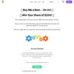 Win a Share of $200 from Buymeabeer.online