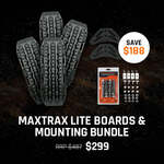 MaxTrax Lite Bundle, Two Pairs & Roof Mount $299 (RRP $487) Delivered @ MaxTrax