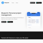 [Android, iOS] Free: Blueprint - Personal Project Management Lifetime License (Usually $29.99) @ heyblueprint.app