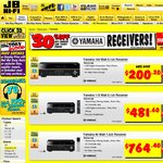 Yamaha AV Receivers 30% off @ JB Hi-Fi - Best Value HTR6065 for $418.60! (Same as Yammy 673!)