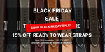 15% off Ready-to-Wear Leather Watch Straps + Free Delivery ($0 with $100 Pre-Discount Order) @ Artisan Straps