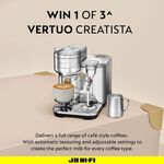 Win 1 of 3 Breville Nespresso The Vertuo Creatista Coffee Machines (Brushed Stainless Steel) Worth $698 from JB Hi-Fi