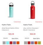 52% off Hydro Flask 21oz (621ml) Standard / 20oz (591ml) Wide Mouth $26.38 + $9 Delivery ($0 Pick-up / $99 Spend) @ Paddy Pallin