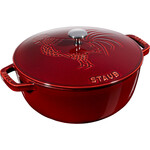 Staub French Oven Rooster Cocotte, 24cm, Grenadine, $254.98 (RRP: $849.95) Delivered @ Zwilling