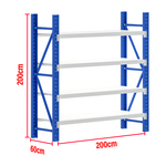 [VIC, NSW, QLD, WA] 2m x 2m x 0.6m 4-Shelf Garage / Warehouse Shelving Unit $170 Pickup Only @ SkyTeck