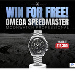 Win an Omega Speedmaster Professional Moonwatch worth $12,350 from The Watch Society