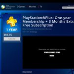 Playstation Plus 3 Months Free with Yearly Subscription