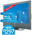 AWA 101cm FullHD LCD TV with Blu-Ray and 3 years warranty - $1297 from BigW