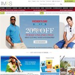 Mark and Spencer (UK Store) 20% of Mens Wear + (£5 off £35) Promo Code + Free Delivery (Save £15)