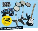 Rock Band FULL Intrument Set for ALL CONSOLES $148 @ Big W (PS2/PS3/XBox360/Wii)