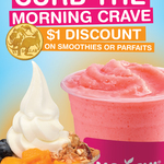 Moochi: $1 off Any Smoothie or Parfait Purchase before 12PM