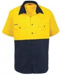 XAX  Cool Lightweight Vented High Vis Cotton Shirts $15.00. Pick up from Burleigh Qld Store Only