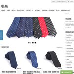 Flash Sale (24 Hrs Only) 25% off Store Wide, Ties, Cufflinks & Bow Ties + Free Shipping @ OTAA