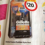 Gillette Fusion ProGlide Styler Pack $20 (Save $9.99) at Coles