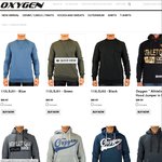 50% off All Oxygen Clothing Hoods and Sweats + Free Shipping