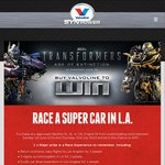 Win a Chance To Race A Super Car in LA and Tickets to See Transformers: Age of Extinction