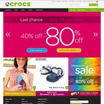 CROCS 25% off & Free Delivery