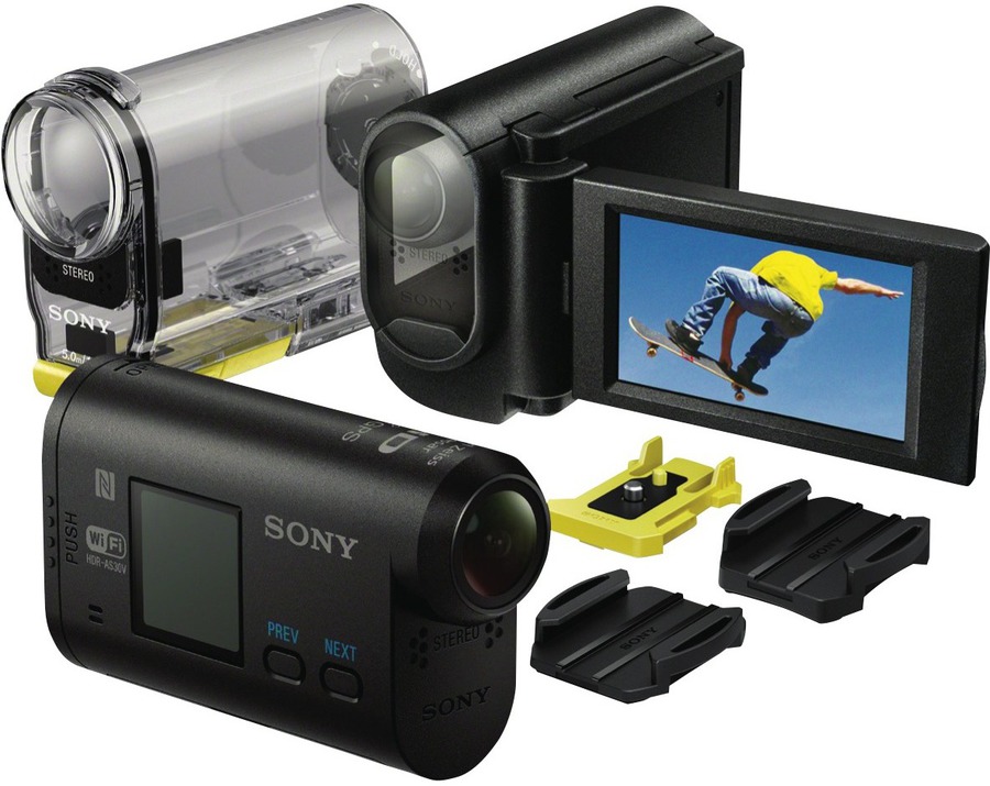 Sony hdr телевизор. Sony HDR-as30. Sony HDR as30v. Экшен камера сони HDR as30v. Sony as30v комплектации.