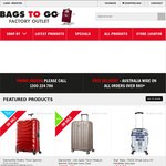 Bags to Go - EXTRA 15% off Store Wide - Free Shipping for Any Orders over $80
