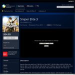 Sniper Elite III $54.95 PS4, $39.95 PS3 Digital via SEN (AU)