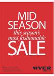 Myer Mid Season Sale. Up To 40% Off Men's Clothing + Lots More