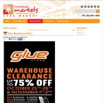 Glue Warehouse Sale up to 75% off (Liverpool Markets, NSW) - Oct 25th & 26th, Nov 1st & 2nd