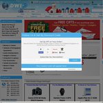 DWI Digital Cameras - $5 off Coupon / Promo Code (Min Purchase $100)