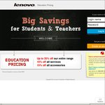 Lenovo Education Discount up to 35% off Entire Range
