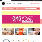 50% off Storewide - Fashion Jewellery Selection @ Totally Jewel