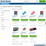 SanDisk 8GB Ultra MicroSD & SD Cards & SanDisk 8GB USB Flash Drives $4 @ Harvey Norman