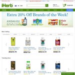 iHerb - Flat Rate Shipping with DHL until Sept 30, No Minimum Order Required $8 USD ($11.46 AU)