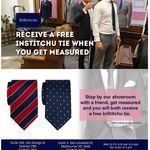 FREE Tie When You Get Measured at InStitchu With a Friend