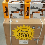 Triton XT18 Multi-Tool & Combi Hammer Drill Twin Pack - 18V - Masters Instore  - $99 (Save $200)