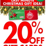 20% off Lowes Gift Cards (in-Store Only)