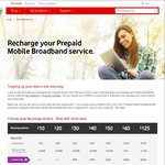 Vodafone Prepaid Mobile Broadband Deals - $60 for 21GB, $125 for 52.5GB (365 Days Expiry)
